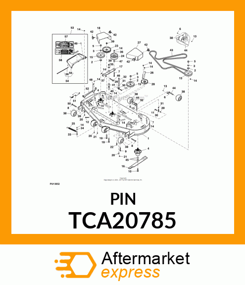 PIVOT, RETAINER WELD TCA20785