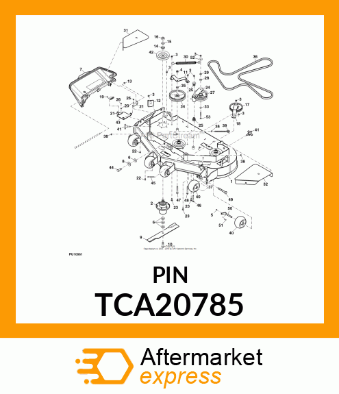 PIVOT, RETAINER WELD TCA20785