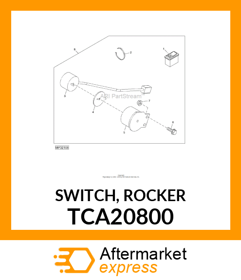 SWITCH, ROCKER TCA20800