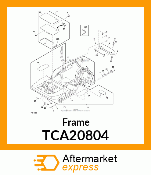 FRAME SERVICE,TNV POWERED 1400/1500 TCA20804