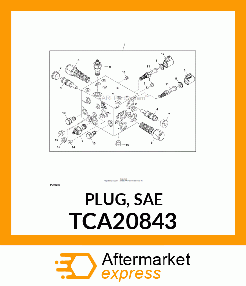 PLUG, SAE TCA20843