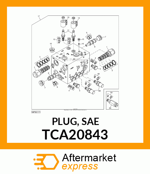 PLUG, SAE TCA20843