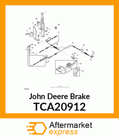 ASSEMBLY, PARKING BRAKE HANDLE TCA20912