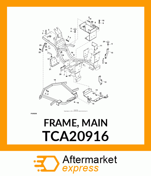 FRAME, MAIN TCA20916