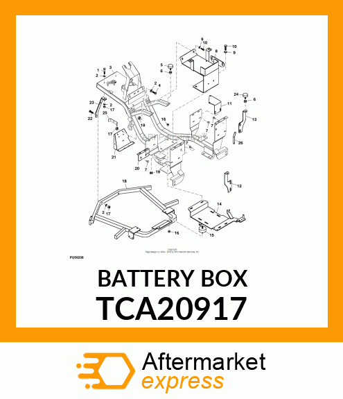 BATTERY BOX TCA20917