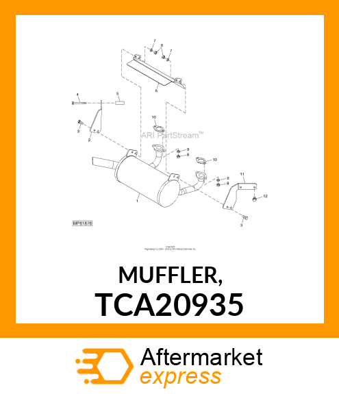 MUFFLER, TCA20935