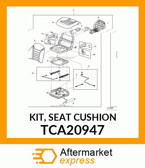 KIT, SEAT CUSHION TCA20947
