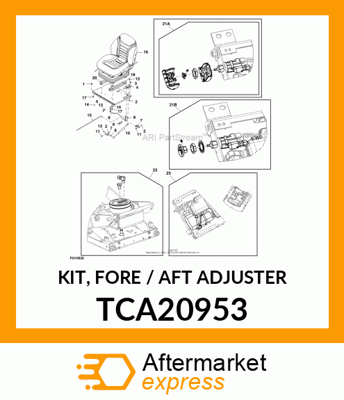 KIT, FORE / AFT ADJUSTER TCA20953