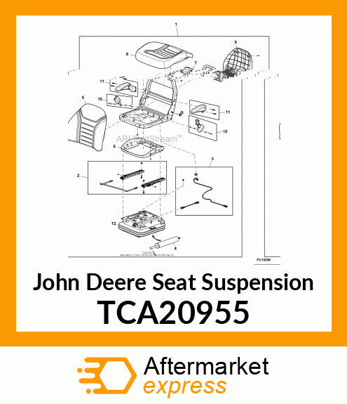 KIT, SEAT SUSPENSION ASSEMBLY TCA20955