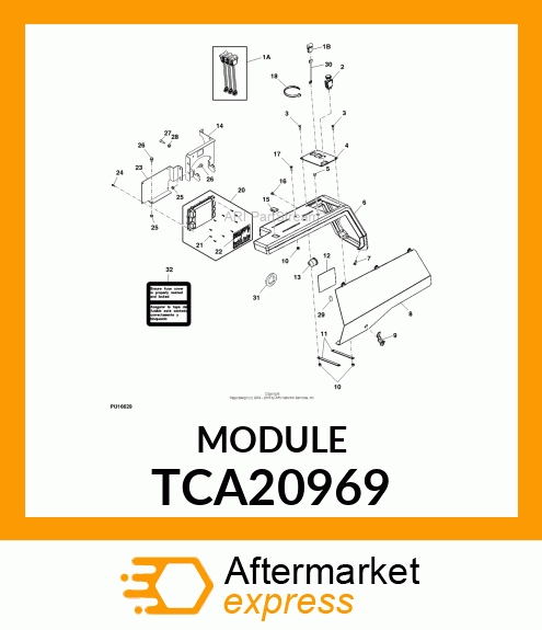 MODULE, CONTROLLER, 1600T TCA20969