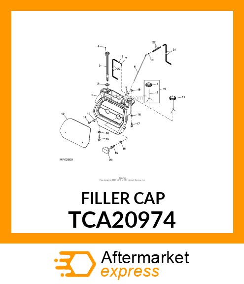FILLER CAP TCA20974