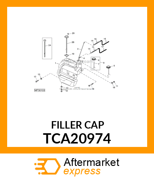 FILLER CAP TCA20974