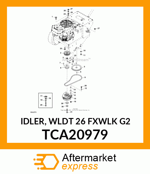 IDLER, WLDT 26 FXWLK G2 TCA20979