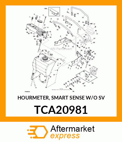 HOURMETER, SMART SENSE W/O SV TCA20981