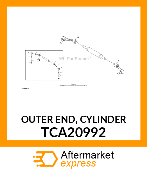 OUTER END, CYLINDER TCA20992