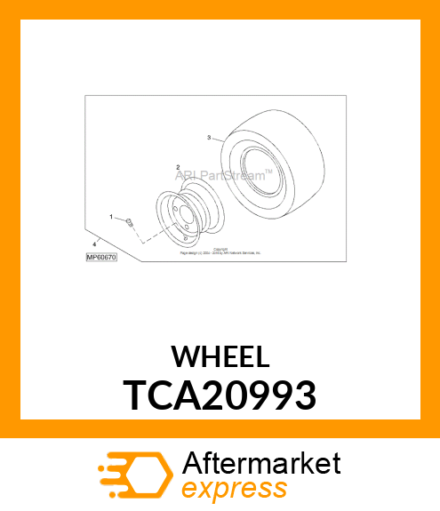 WHEEL TCA20993