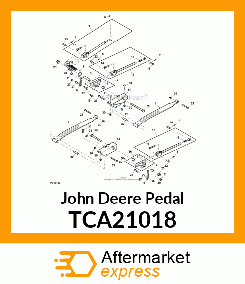 PEDAL, LIFT ASM TCA21018