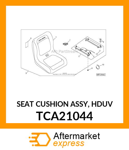 SEAT CUSHION ASSY, HDUV TCA21044