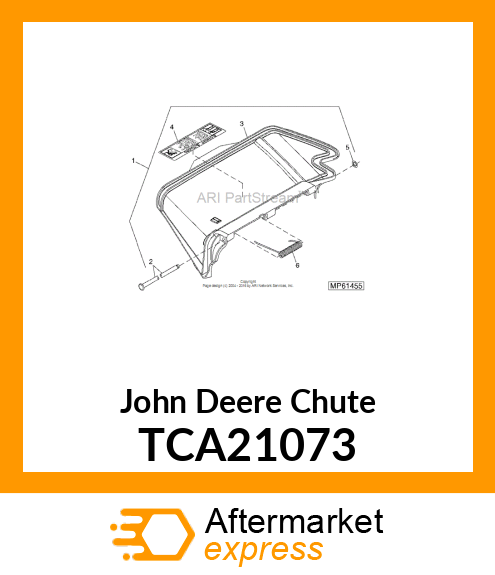 KIT, 48/54 DISCHARGE CHUTE TCA21073