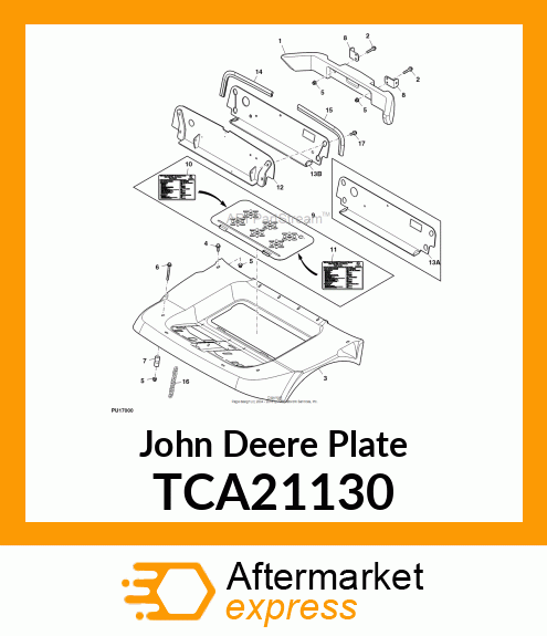 PLATE, PANEL ASSY TCA21130