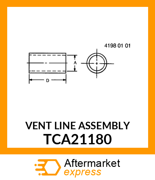VENT LINE ASSEMBLY TCA21180