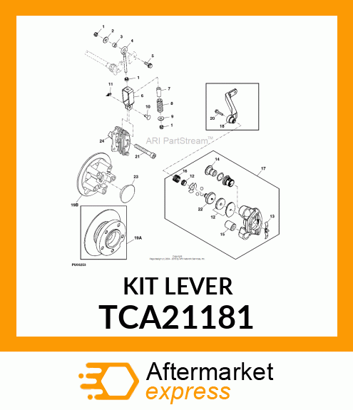 KIT LEVER TCA21181
