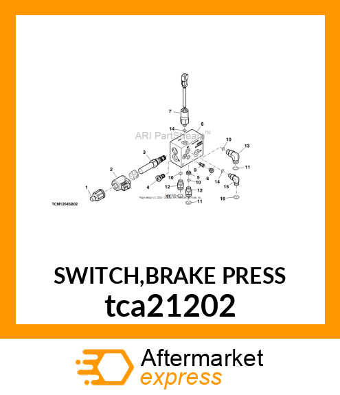 SWITCH,BRAKE PRESS tca21202
