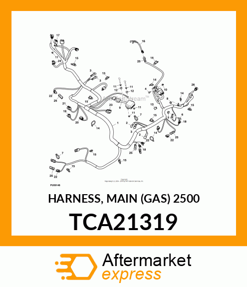 HARNESS, MAIN (GAS) 2500 TCA21319