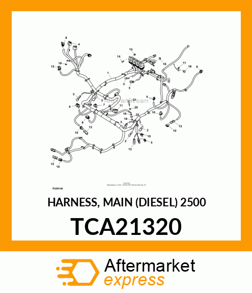 HARNESS, MAIN (DIESEL) 2500 TCA21320