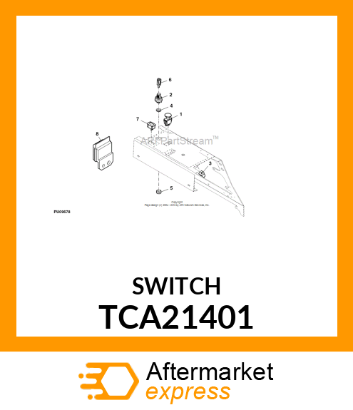 SWITCH, PTO, ROCKER, SPDT TCA21401