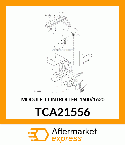 MODULE, CONTROLLER, 1600/1620 TCA21556