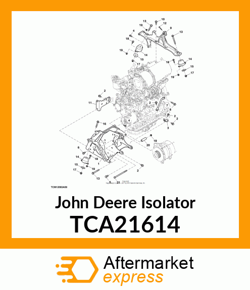 ISOLATOR, ENGINE (T3 amp; T4) TCA21614