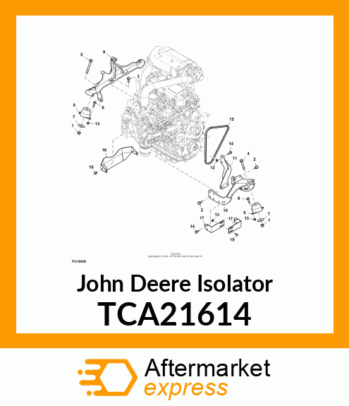 ISOLATOR, ENGINE (T3 amp; T4) TCA21614