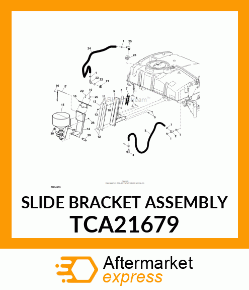 SLIDE BRACKET ASSEMBLY TCA21679