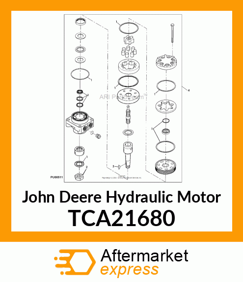 WHEEL MOTOR, TF195 TCA21680