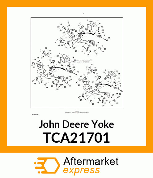 YOKE, WELDMENT TCA21701