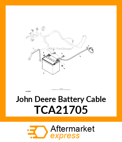 CABLE, BATTERY ( ) TCA21705