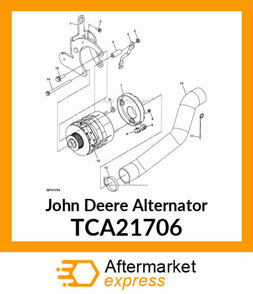 ALTERNATOR, 48V TCA21706