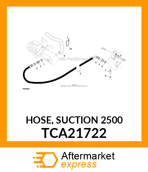 HOSE, SUCTION 2500 TCA21722