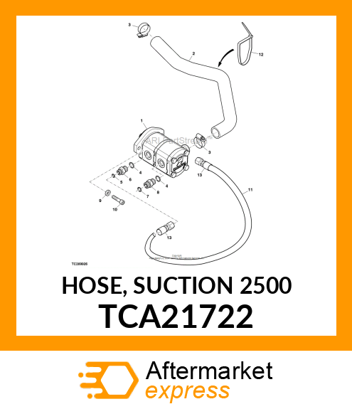 HOSE, SUCTION 2500 TCA21722