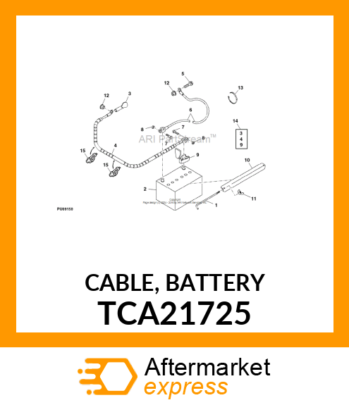 CABLE, BATTERY TCA21725