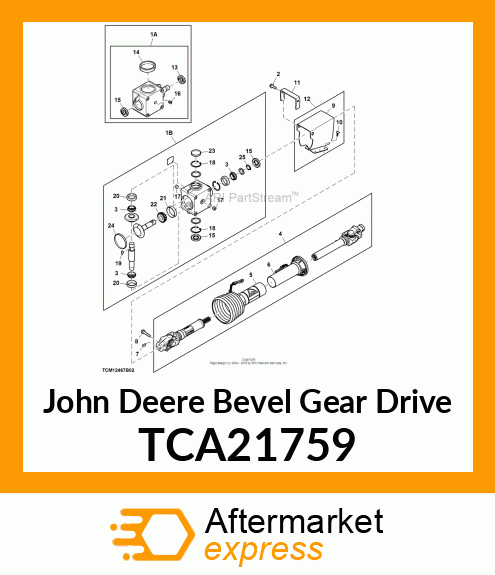 BEVEL GEAR DRIVE TCA21759