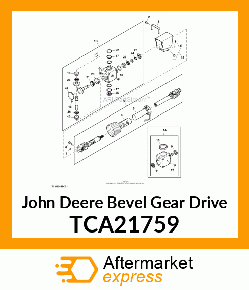 BEVEL GEAR DRIVE TCA21759