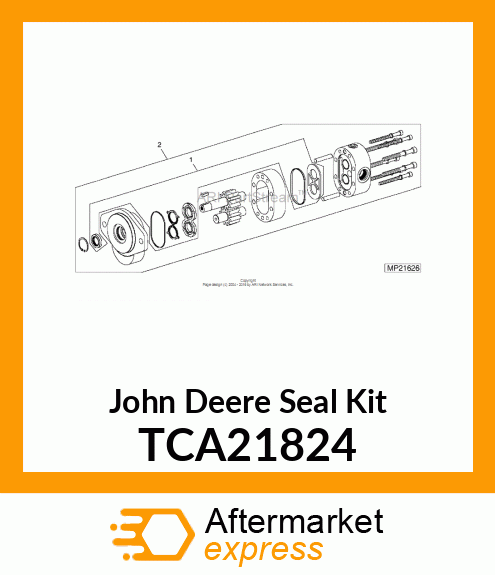 SEAL KIT, GEAR MOTOR TCA21824