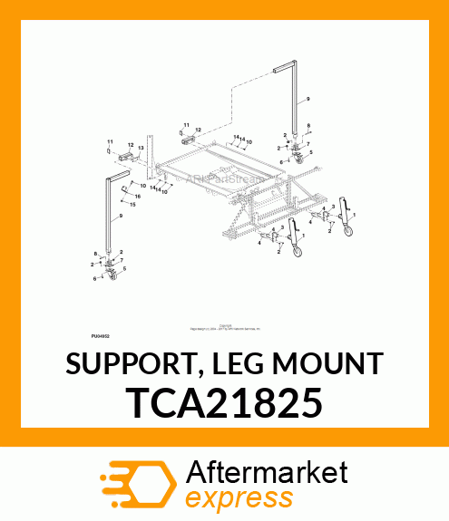 SUPPORT, LEG MOUNT TCA21825