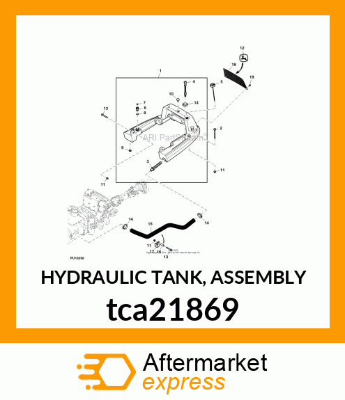 HYDRAULIC TANK, ASSEMBLY tca21869