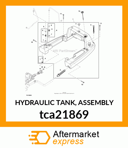 HYDRAULIC TANK, ASSEMBLY tca21869