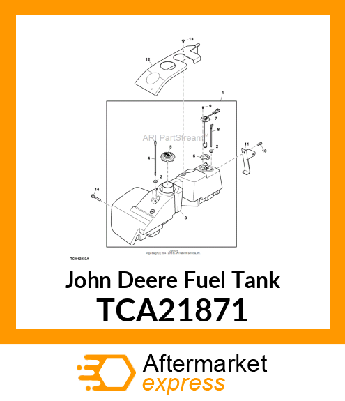 3WD FUEL TANK, ASSEMBLY TCA21871