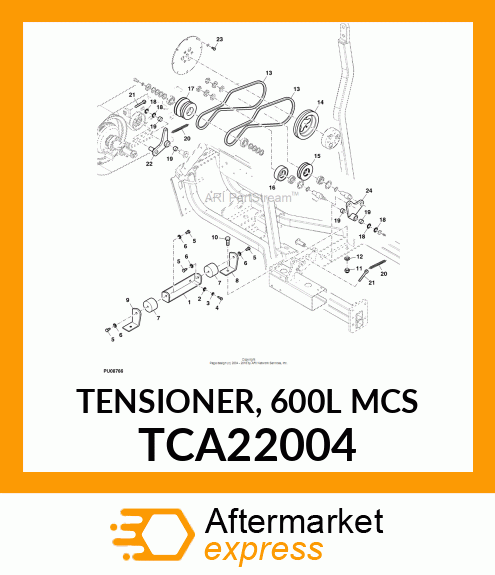 TENSIONER, 600L MCS TCA22004