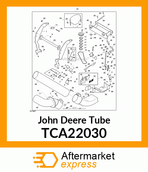 TUBE, WELDMENT TCA22030